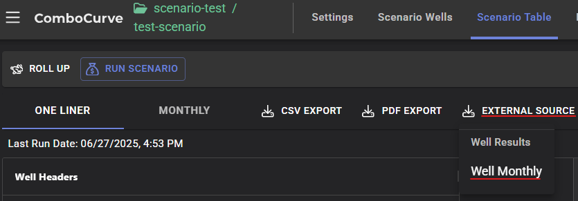 Econ Monthly export UI